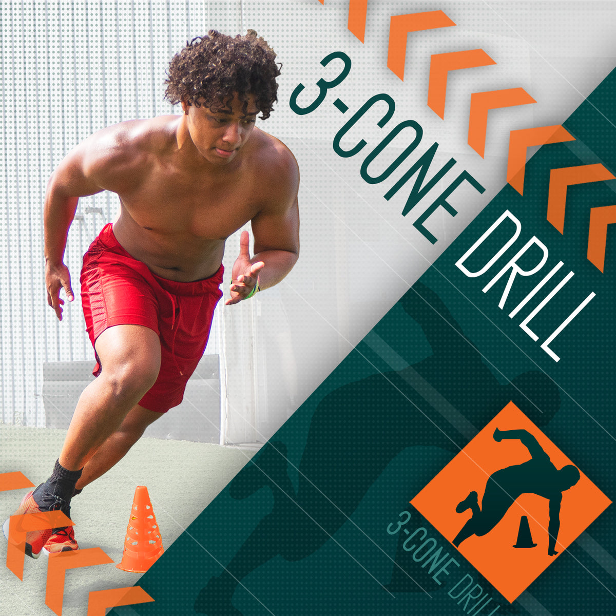 Combine Training: How to run the 3 Cone L-Drill